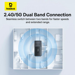 Baseus FastJoy Series WiFi Adapter 650Mbps (B01317600111-04)