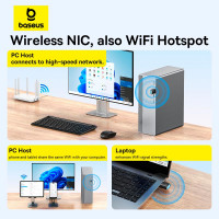 Baseus FastJoy Series WiFi Adapter 300Mbps (B01317600111-03)