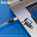 Кабель Hoco Combo 2-in-1 Type-C to Type-C / Lightning Exquisito PD charging cable X50 |1m, 3A, 60W|