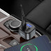 Адаптер автомобільний HOCO Fighter BT FM transmitter E67 |BT5.0, 2USB, U Disk, 3A, QC|