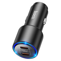 Адаптер автомобільний Hoco Clear way dual port PD Car charger NZ3 |2Type-C, 40W/3A, PD/QC|