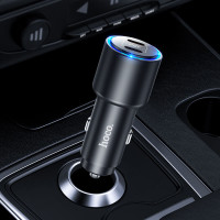Адаптер автомобільний Hoco Clear way dual port PD Car charger NZ3 |2Type-C, 40W/3A, PD/QC|