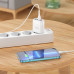 Адаптер мережевий Hoco Lightning cable Easy charge digital display charger set C93A |3USB, 3.4A|