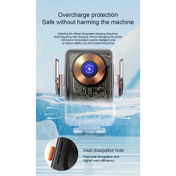 Тримач Auto open-close Transparent Wireless Charger T11 |15W|