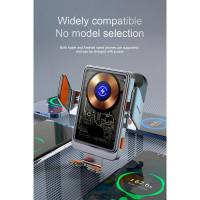 Тримач Auto open-close Transparent Wireless Charger T11 |15W|