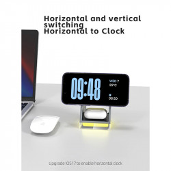 Зарядка Qi 4 in 1 Magnetic Wireless Charger W83 |15W, Phone/AirPods/iWatch|