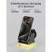 Зарядка Qi 4 in 1 Magnetic Wireless Charger W83 |15W, Phone/AirPods/iWatch|