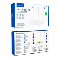 Роутер Hoco WiFi4 wireless router HI30 |2.4GHz, 300Mbps|