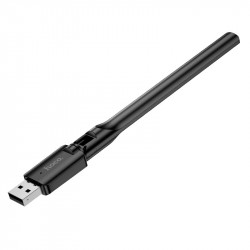 WiFi Adapter HOCO WiFi4 USB external antenna wireless network card HI32 |2.4GHz, 150Mbps, USB2.0|
