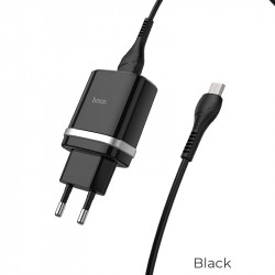 Адаптер мережевий Hoco Micro USB Cable Smart FCP / AFC C12Q |1USB, 3A, 18W, QC3.0|