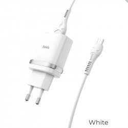 Адаптер мережевий Hoco Micro USB Cable Smart FCP / AFC C12Q |1USB, 3A, 18W, QC3.0|