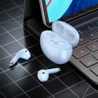 Навушники HOCO June true wireless BT headset EW61 |BT5.3, 40/320mAh, 7h|