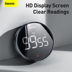 Таймер з магнітним кріпленням BASEUS heyo rotation countdown timer Pro (FMDS000013)