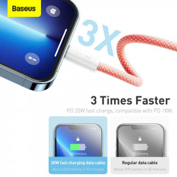 Кабель BASEUS Type-C to Lightning Dynamic Series Fast Charging Data Cable |2m, 20W| (CALD000102)