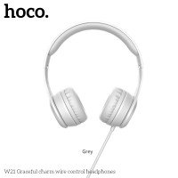 Навушники HOCO with mic Graceful Charm W21