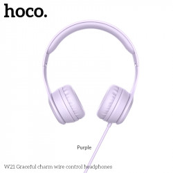 Навушники HOCO with mic Graceful Charm W21