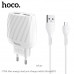 Адаптер мережевий Hoco Micro USB Cable Max energy C78A |2USB, 2.4A|