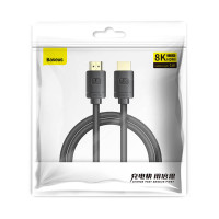 Кабель BASEUS High Definition Series HDMI 8k to HDMI 8k Adapter Cable |1m, 8K, HDMI2.1| (CAKGQ-J01)