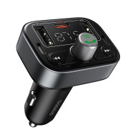 Адаптер автомобільний Baseus S-09 Pro Series Car FM Transmitter |BT5.3, PD/QC, 18W/2.4A|
