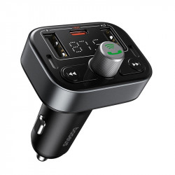 Адаптер автомобільний Baseus S-09 Pro Series Car FM Transmitter |BT5.3, PD/QC, 18W/2.4A|