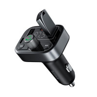 Адаптер автомобільний Baseus S-09 Pro Series Car FM Transmitter |BT5.3, PD/QC, 18W/2.4A|