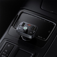 Адаптер автомобільний Baseus S-09 Pro Series Car FM Transmitter |BT5.3, PD/QC, 18W/2.4A|