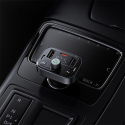 Адаптер автомобільний Baseus S-09 Pro Series Car FM Transmitter |BT5.3, PD/QC, 18W/2.4A|
