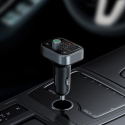 Адаптер автомобільний Baseus S-09 Pro Series Car FM Transmitter |BT5.3, PD/QC, 18W/2.4A|