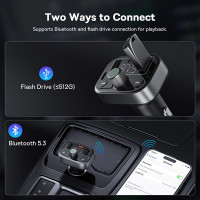 Адаптер автомобільний Baseus S-09 Pro Series Car FM Transmitter |BT5.3, PD/QC, 18W/2.4A|