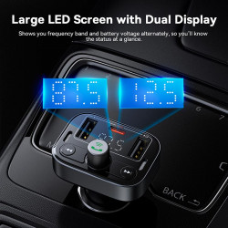 Адаптер автомобільний Baseus S-09 Pro Series Car FM Transmitter |BT5.3, PD/QC, 18W/2.4A|
