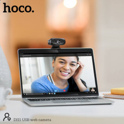 Web камера HOCO USB web camera with Audio focus DI11 |2KHD, 4Mpx, 1.5m|