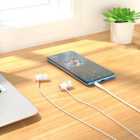 Навушники HOCO Graceful universal earphones with mic M88