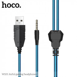 Навушники HOCO LED Joyful Gaming Headphones W105 |HD Mic|