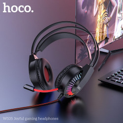 Навушники HOCO LED Joyful Gaming Headphones W105 |HD Mic|