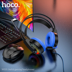 Навушники HOCO LED Joyful Gaming Headphones W105 |HD Mic|
