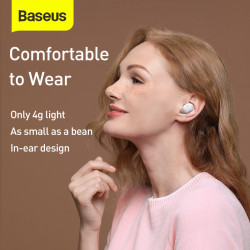 Навушники Bluetooth BASEUS Encok True Wireless Earphones WM01 Plus (NGWM01P-04)