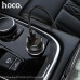 Адаптер автомобільний Hoco Resolute Car charger Z38 |1USB/1Type-C, QC/PD, 3A, 38W|