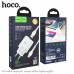 Адаптер мережевий Hoco Lightning Cable Ardent charger set N1 |1USB, 2.4A, 12W| (Safety Certified)