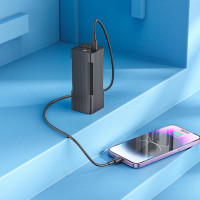 УМБ HOCO Flashlight fully compatible power bank Q15 10000mah |1USB/Type-C, 5A/22.5W, QC/PD|