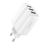 Адаптер мережевий HOCO Amazing three-port charger N15 |3USB, 3.4A|
