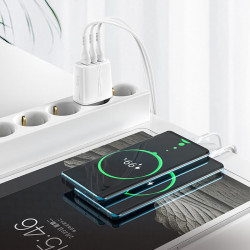 Адаптер мережевий HOCO Amazing three-port charger N15 |3USB, 3.4A|