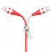 Кабель Hoco Combo 2 in 1 Lightning / Type-C Zipper charging cable U97 |0.96M, 2.4A|