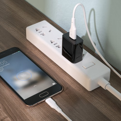 Кабель Hoco Micro USB Airy silicone charging data cable X58 |1m, 2.4A|