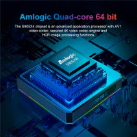 Android TV приставка Amlogic TV BOX X96x4 Air |S905X4, 4GB RAM, 64GB ROM|