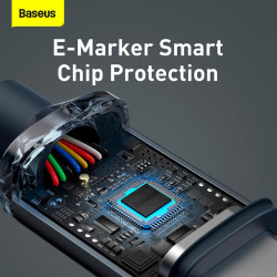 Кабель Baseus Type-C to Type-C Crystal Shine Series Fast Charging Data Cable |1.2m, 100W|