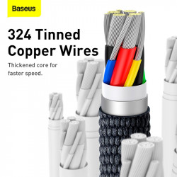 Кабель Baseus Type-C to Type-C Crystal Shine Series Fast Charging Data Cable |1.2m, 100W|