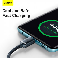 Кабель Baseus Type-C to Type-C Crystal Shine Series Fast Charging Data Cable |1.2m, 100W|