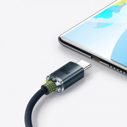 Кабель Baseus Type-C Crystal Shine Series Fast Charging Data Cable |1.2m, 100W|