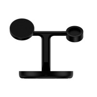 Зарядка Qi Baseus Swan 3-in-1 Wireless Magnetic Charging Bracket Universal version |20W|