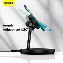 Зарядка Qi Baseus Swan 3-in-1 Wireless Magnetic Charging Bracket Universal version |20W|